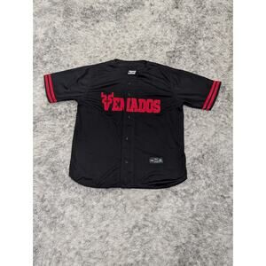 Venados de Mazatlan Liga Mexicana Black Red Baseball Jersey Men’s Large Grande